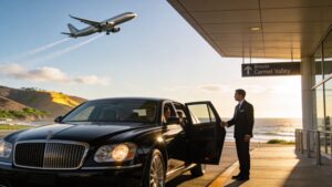 black car service from san diego airport to carmel valley luxury chauffeur Rides On Time