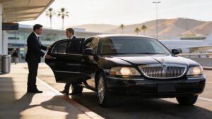 black car service from san diego airport to poway chauffeur service Rides On Time