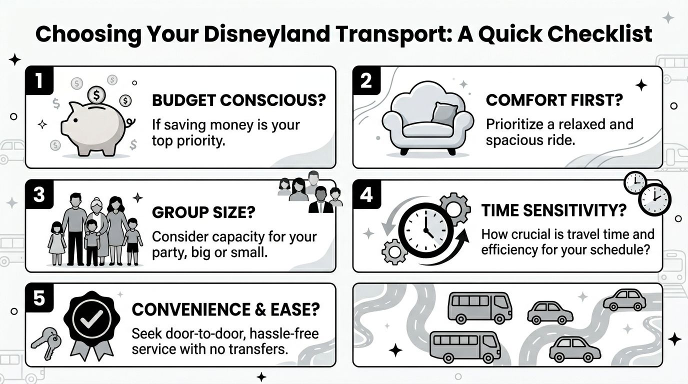 Your 2026 Guide: Disneyland from San Diego Travel 2 Rides On Time Infographic