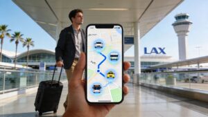 john wayne to lax airport navigation Rides On Time