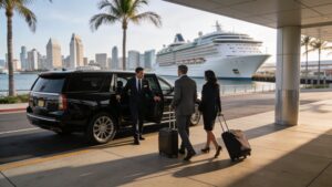 cruise ship terminal in san diego luxury transportation Rides On Time